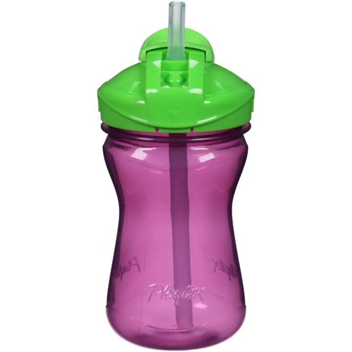 Playtex® Stage 2 Straw Cup - 2 Pack - Pink & Purple - Image 4