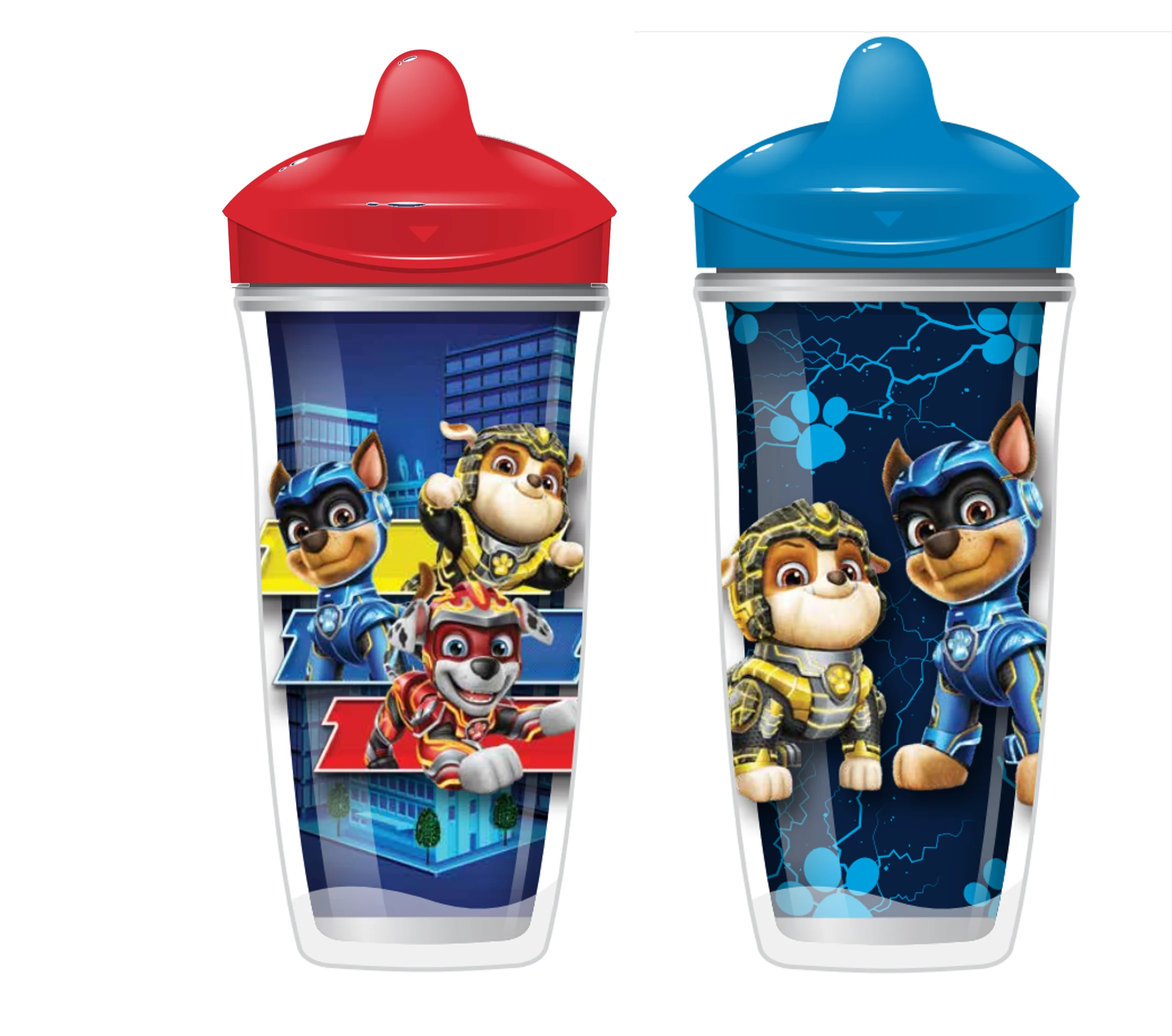 PAW Patrol: The Mighty Movie Paw Patrol LIMITED EDITION Stage 3 Sipsters Insulated Cups - BLUE - Image 3