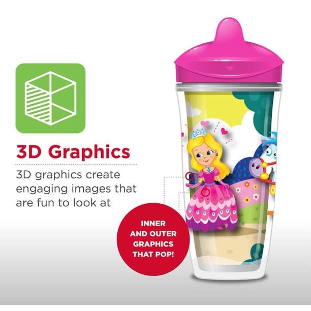Playtex® Stage 3 Spout Cup - Sea and Saur - Image 6
