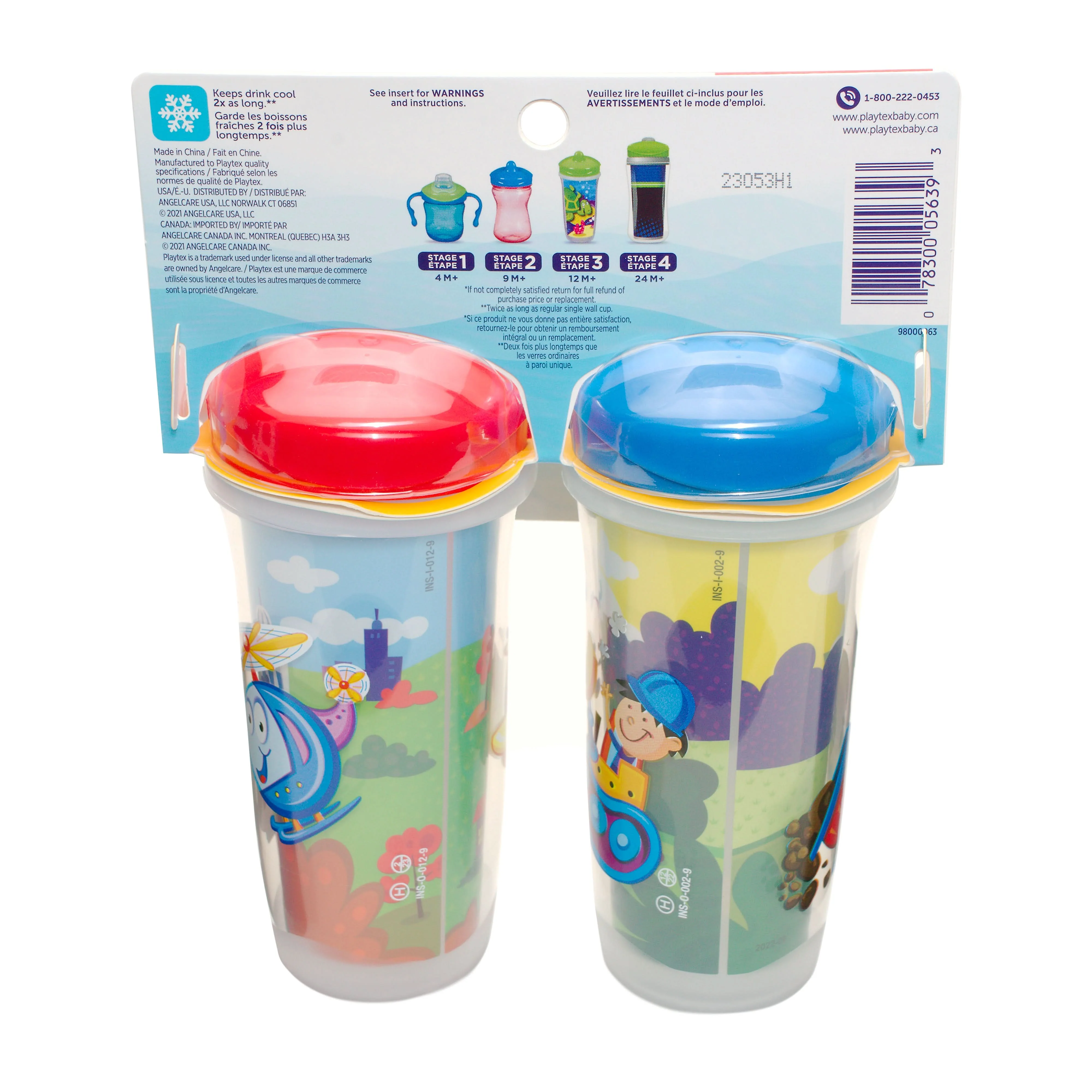 Playtex® Stage 3 Hard Spout, Leak Proof, Dishwasher Safe, 2 Pack Cups - Image 4