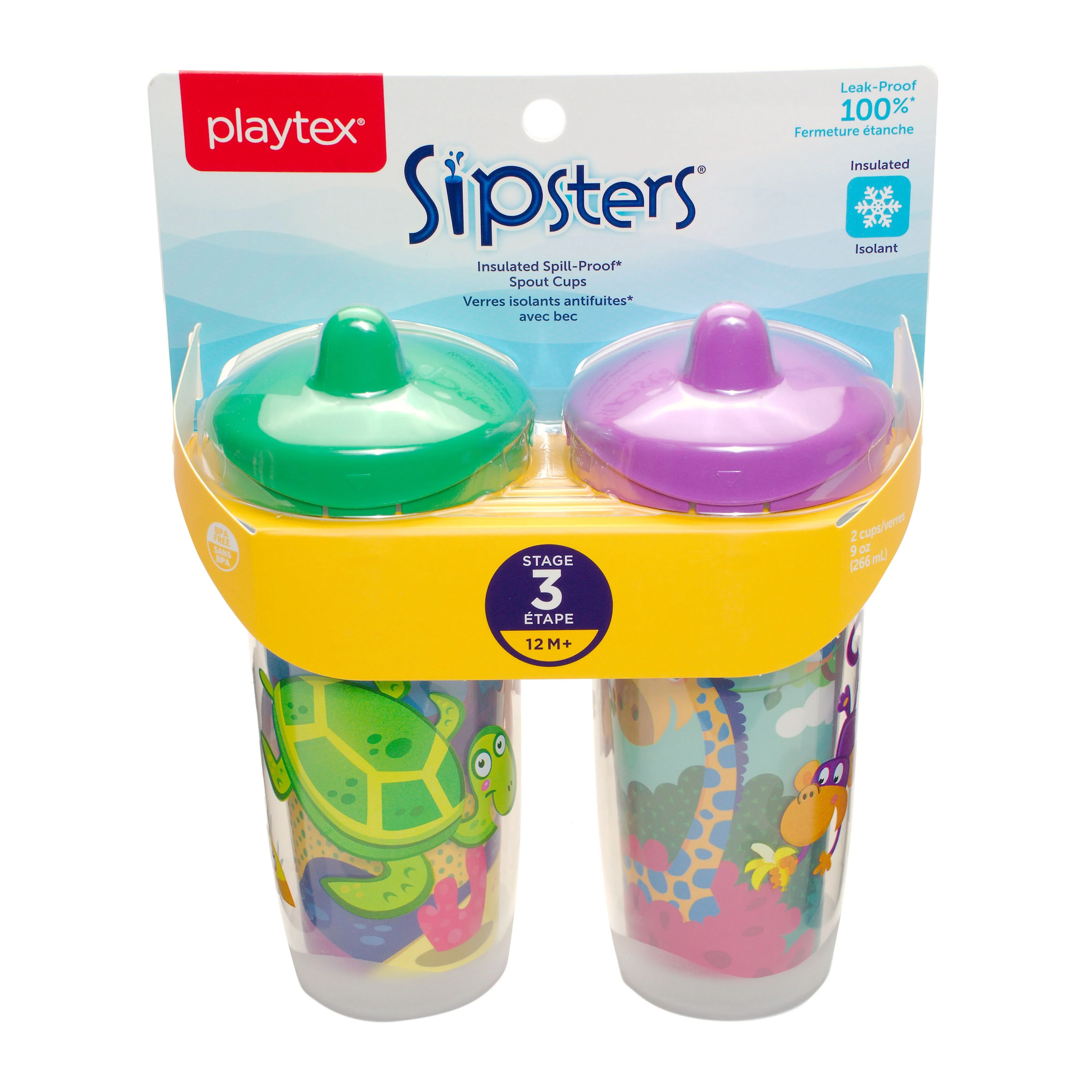 Playtex® Stage 3 Hard Spout, Leak Proof, Dishwasher Safe, 2 Pack Cups - Image 8