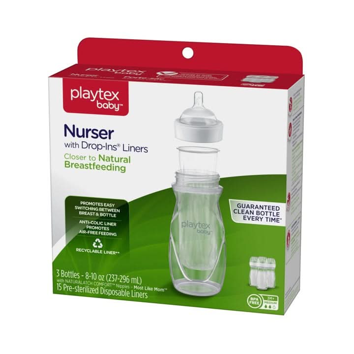 Playtex Baby™ Anti-Colic Nurser Bottles with Drop-Ins® Liners – 3 Pack (ENF) - Image 4