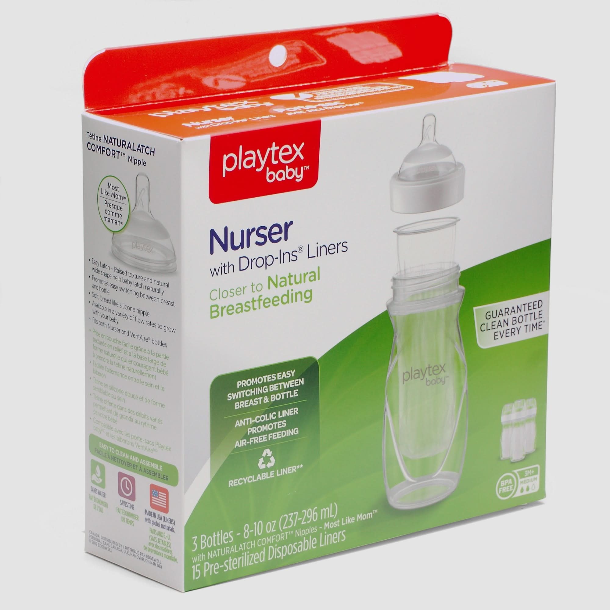 Playtex Baby™ Anti-Colic Nurser Bottles with Drop-Ins® Liners – 4 oz - Image 5