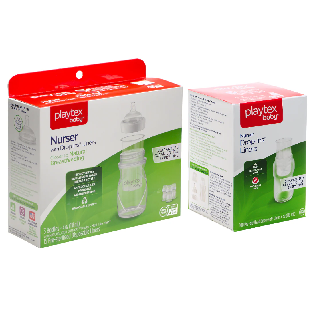 Playtex Baby™ Nurser Bottles with Drop-Ins® Liners - 3 Pack 4 oz - Image 11