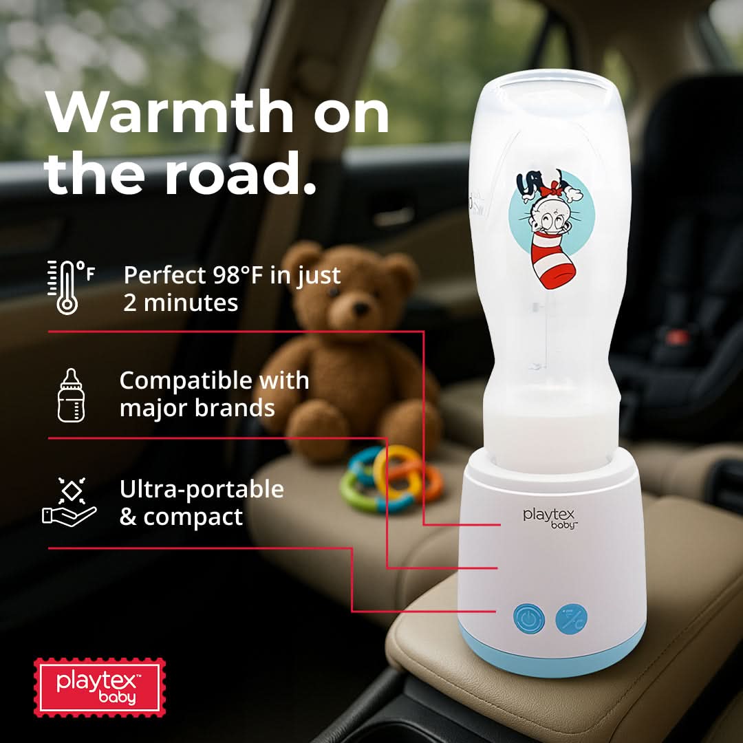 Playtex Vortex Rechargeable Bottle Warmer – Fast, Even Heating with Built-In Mixing Swirl - Image 3